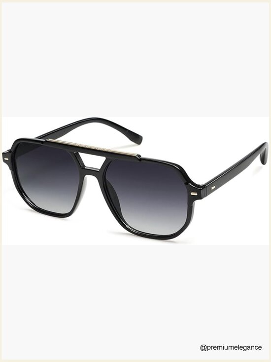 Retro Aviator Polarized Sunglasses Unisex UV400 Protection main image 2